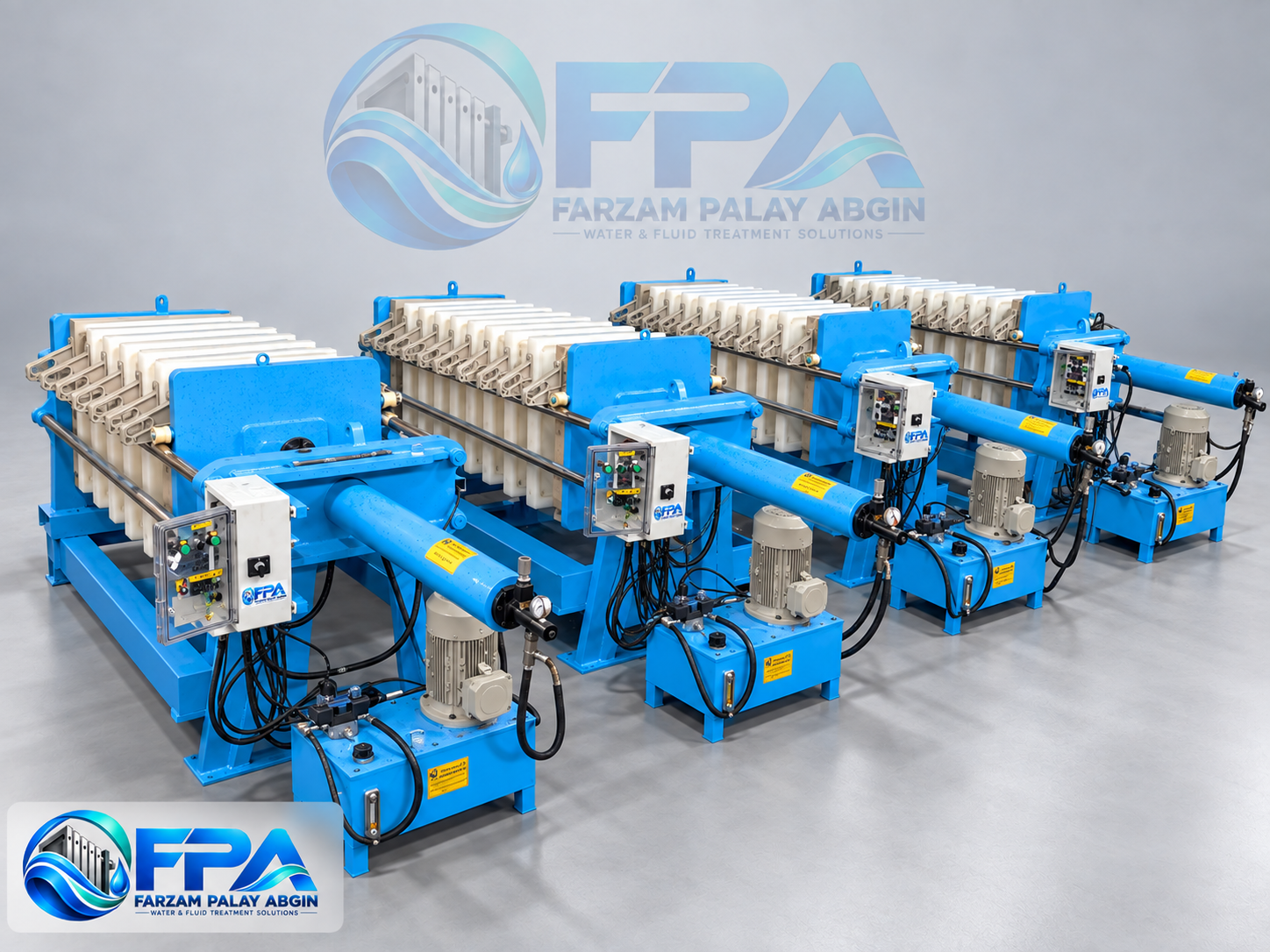 تولید دستگاه فیلتر پرس فرزام پالای آبگین با نشان FPA