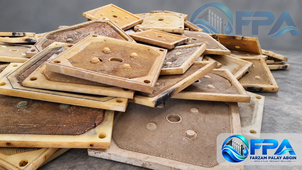 نمونه 1 صفحات مستعمل و شکسته فیلتر پرس